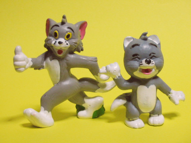 PVC figure/ TOM and TOM Jr. / by Schleich (1981)