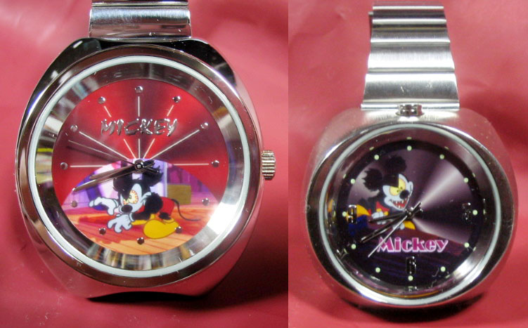 TIME CONCEPTS WATCH / Mickey Mouse Runaway Brain 