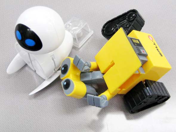 Poseable Figure / WALL-E and EVE / Thinkway