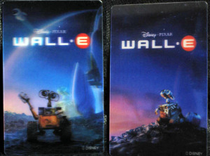 ３Ｄステッカー/WALL-E/ポスター柄２種チェンジング