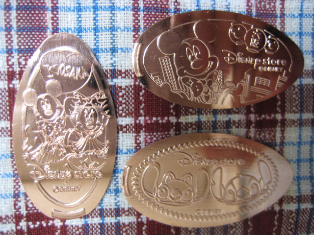 Disney Store Souvenir Medal / OSAKA Shinsaibashi in JAPAN