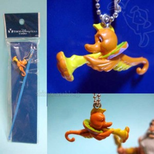 Ear picks with figurine / Harold The Seahorse from "The Little Mermaid"/Tokyo Disney Sea (2001)
