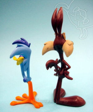 Looney Tunes Figure 2-Pack /The Bridge Direct/ Road Runner and Wile.E.Coyote  (back)
