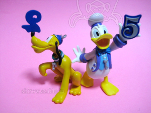 Pluto and Donald Duck