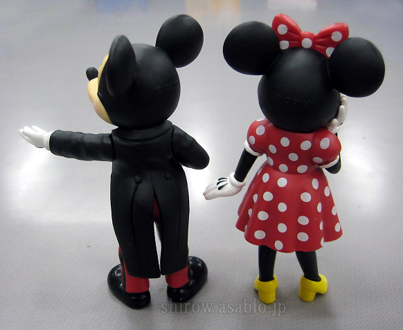 Mickey Mouse and Minnie Mouse / Disneyland Style Figure (ATA International Co.,Ltd)