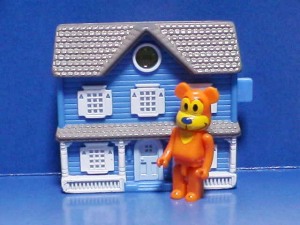 Bear in the Big Blue House / Viewer Toy with mini bear brick (customize)