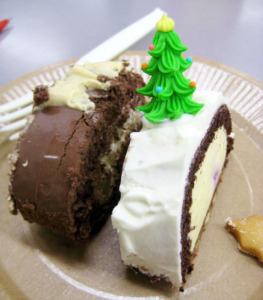 クリスマスツリーつきケーキ