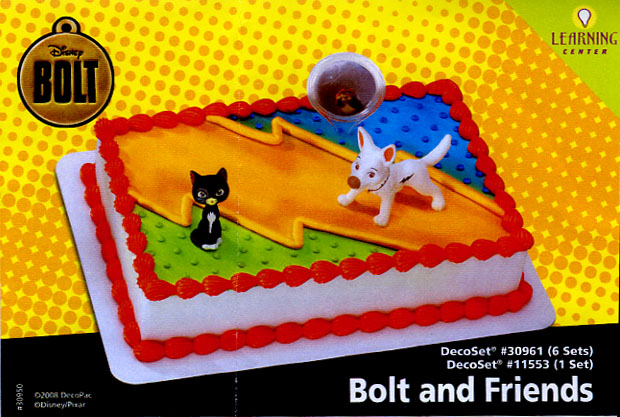 Bolt & Friends cake  Kit Figurine/ DecoPac