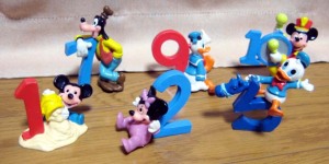 Mickey's numbers figurine / by Applause  