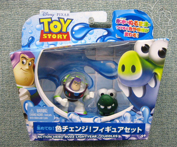 Tub Time Buddies / Action Hero Buzz Lightyear and Cuddles / (Japanese Package)