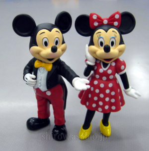 Mickey Mouse and Minnie Mouse / Park Style Figure (ATA International Co.,Ltd)